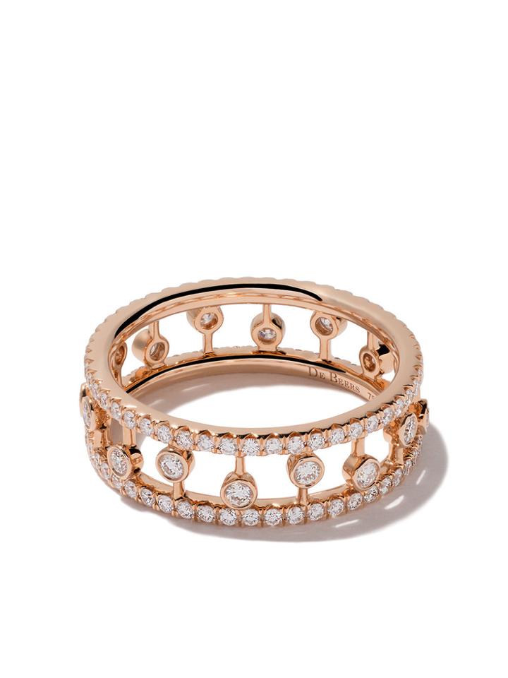 De Beers 18kt Rose Gold Dewdrop Diamond Band - Unavailable