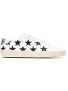Saint Laurent Court Classic Sneakers, Men's, Size: 41, White, Calf Leather/rubber