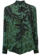 Scanlan Theodore 'cdc' Tropical Print Shirt, Women's, Size: 12, Green, Silk