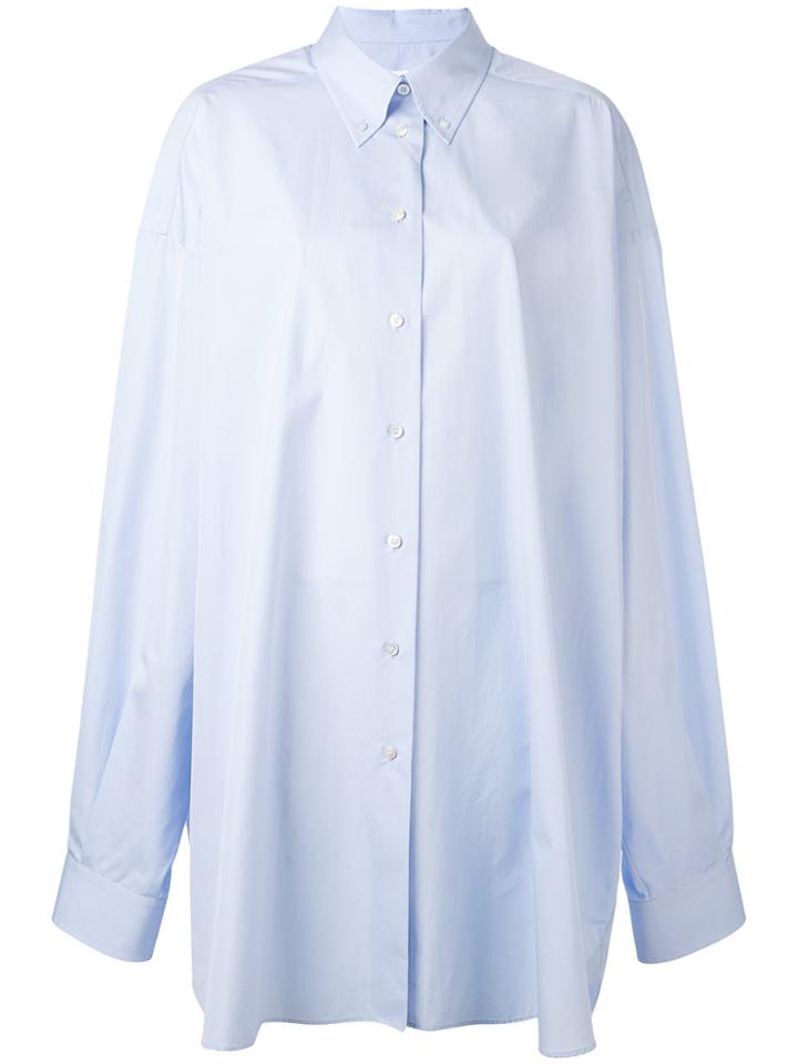 Maison Margiela Oversized Classic Shirt - Blue