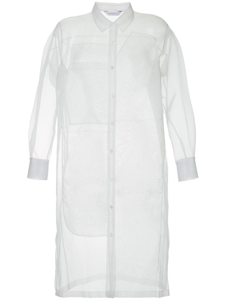 Demoo Parkchoonmoo Patch Detail Long Shirt - White