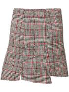 Mcq Alexander Mcqueen Checked Skirt - Black