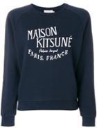 Maison Kitsuné Palais Royal Sweatshirt - Blue
