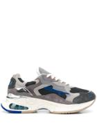White Premiata Sharky Sneakers - Grey