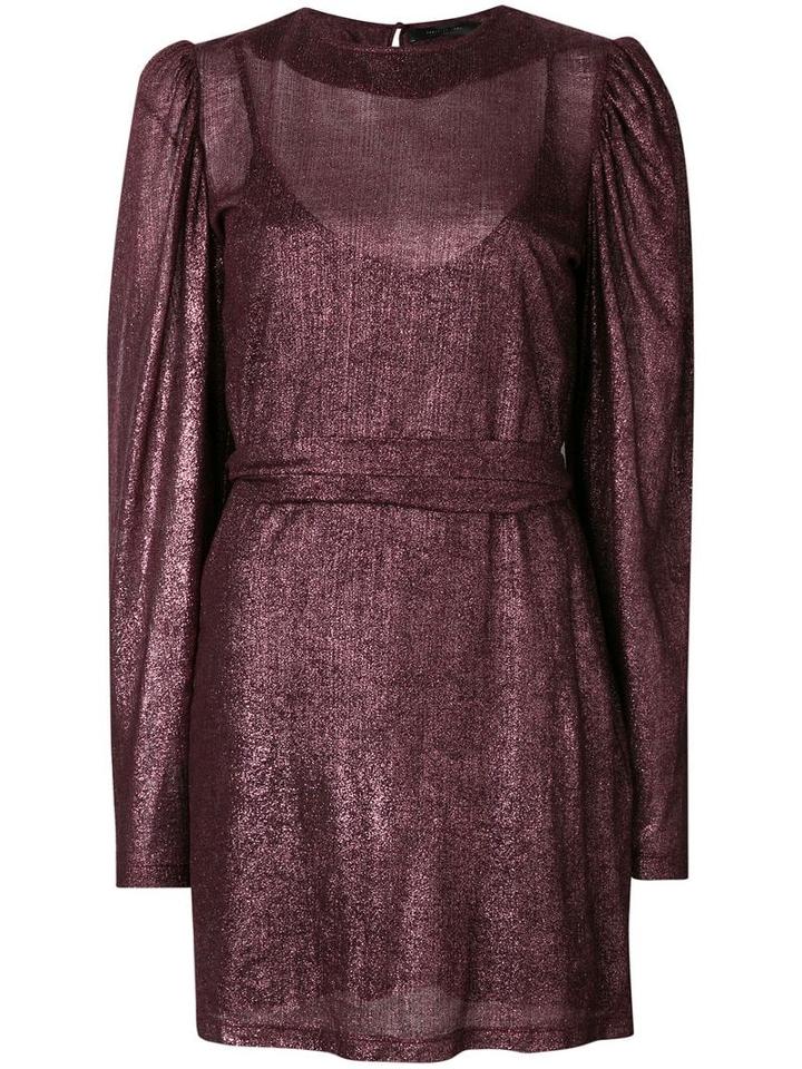 Federica Tosi Puff Sleeve Dress - Pink