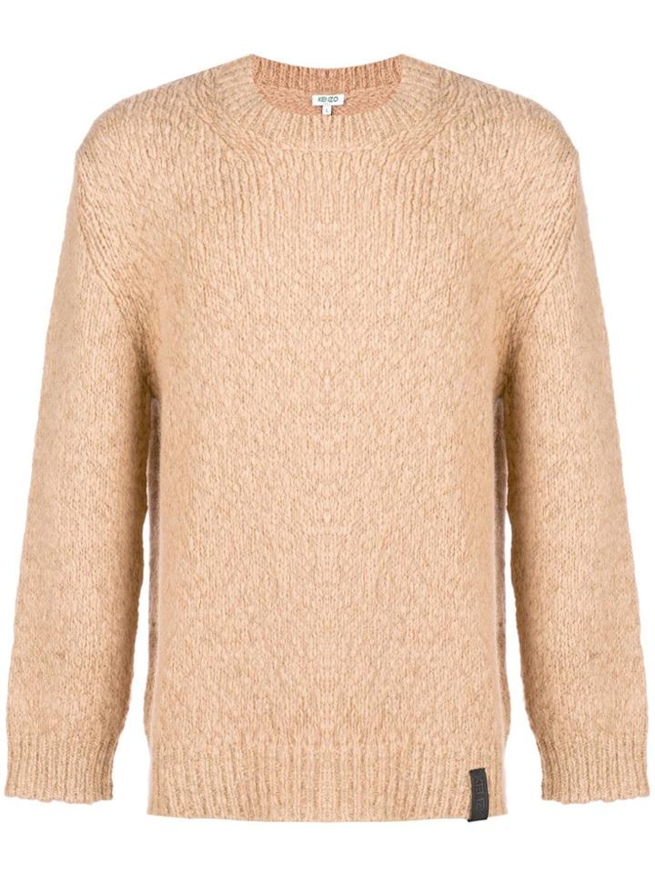 Kenzo Knitted Jumper - Neutrals