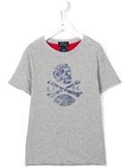 Ralph Lauren Kids Skull & Crossbones Printed T-shirt, Boy's, Size: 6 Yrs, Grey