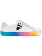 Karl Lagerfeld Skool Ii Karlifornia Ikon Sneakers - White