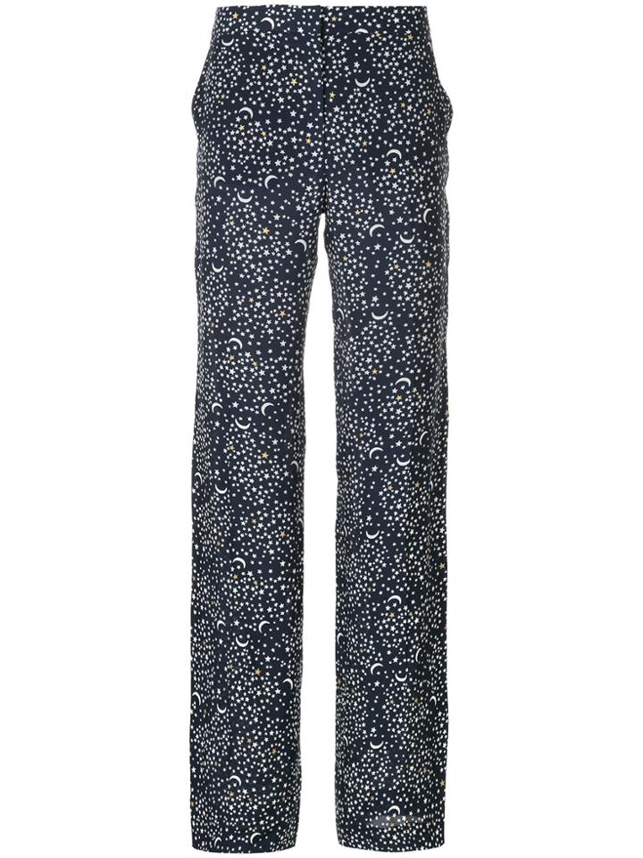 Stella Mccartney Flared Moon Trousers - Blue