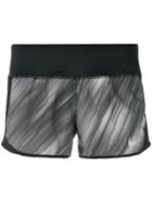 Nike - Brushstroke Mesh Runner Shorts - Women - Polyester - S, Grey, Polyester