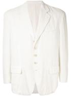 Comme Des Garçons Pre-owned Notched Lapel Blazer - White