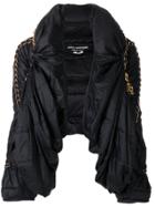 Junya Watanabe Comme Des Garçons Vintage Draped Chain Coat - Black