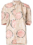 Henrik Vibskov Patch Appliqué Shirt - Nude & Neutrals