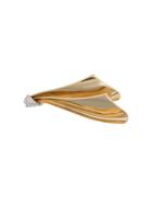 Katheleys Pre-owned Diamond Embellished Pleated Brooch - Gold