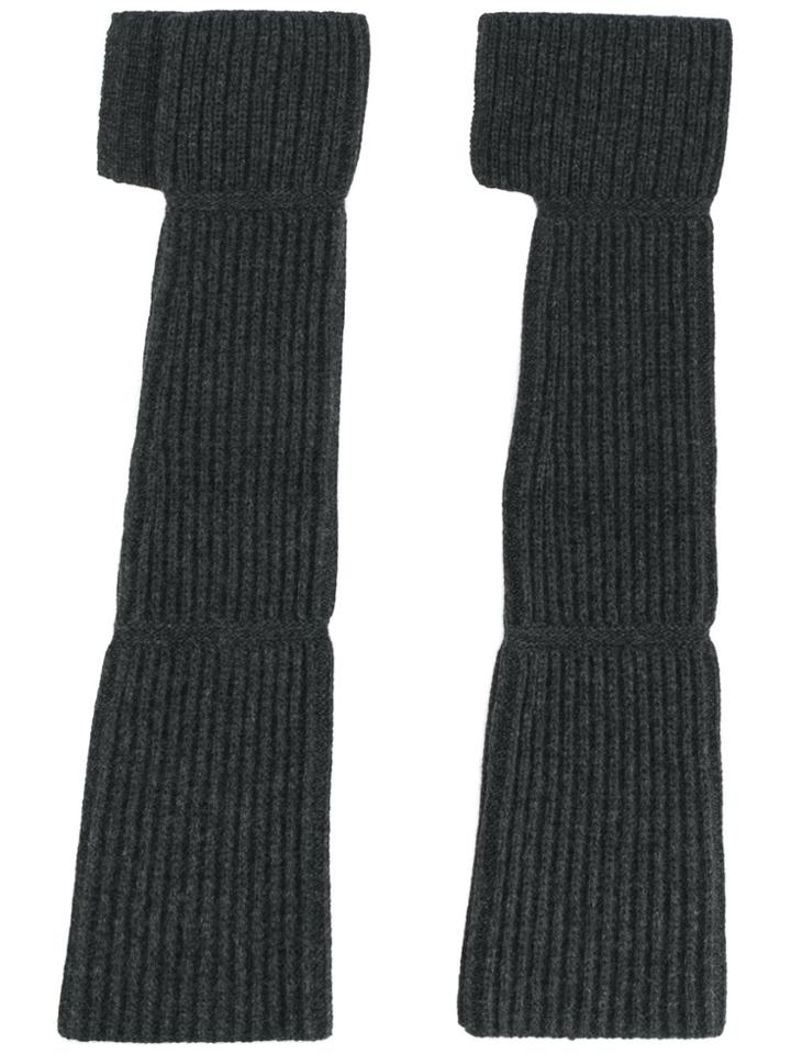 Ports 1961 Ribbed Arm Warmers - Grey