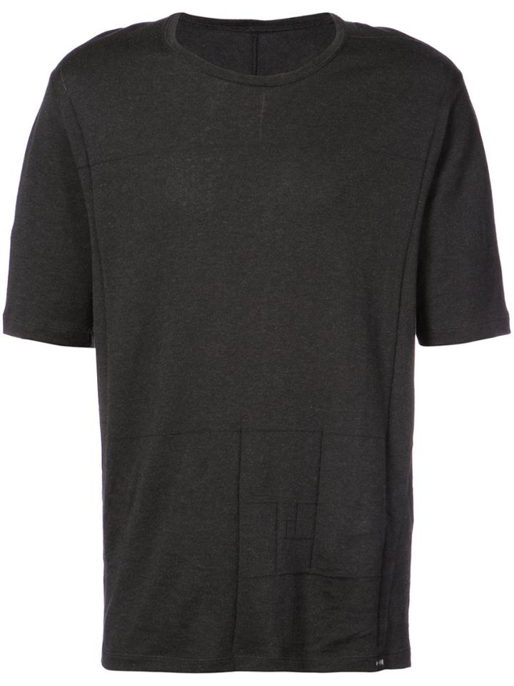 Taichi Murakami Basic Paneled T-shirt - Black
