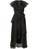 Temperley London Dot Printed Dress - Black