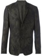Roberto Cavalli 'leo Camouflage' Blazer, Men's, Size: 52, Green, Cotton/cupro/virgin Wool