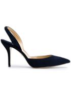 Paul Andrew Sling-back Pointed Pumps - Blue