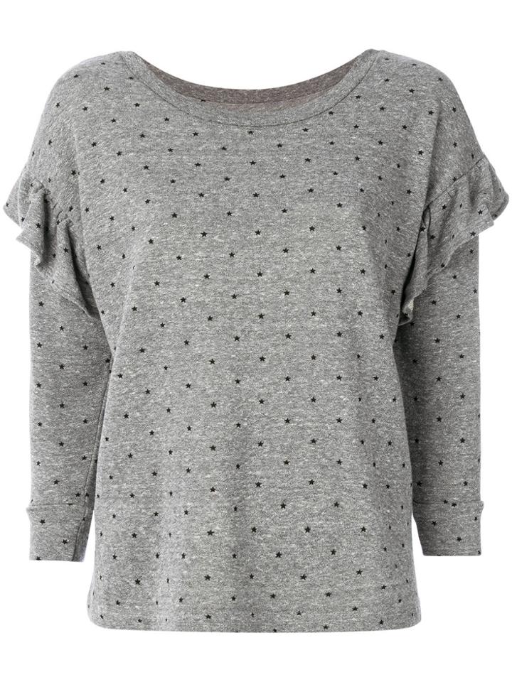 Current/elliott The Ruffle Jumper - Grey