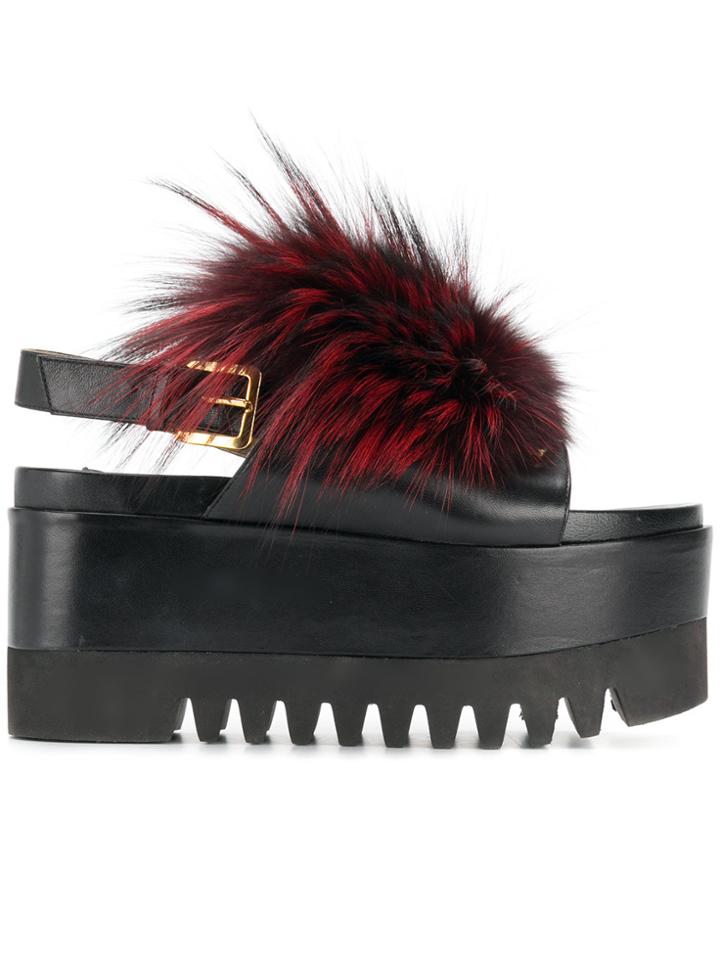 Sergio Rossi Sr1 Platform Sandals - Black