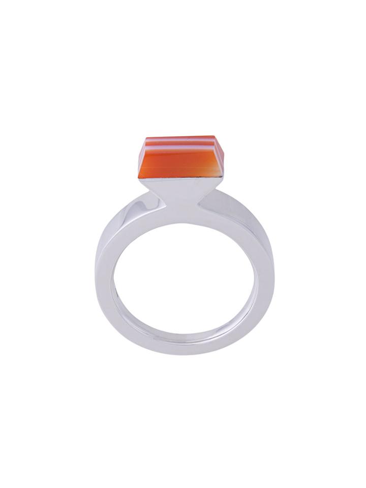 Mehem Sardonyx Ring - Metallic