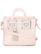 Sophie Hulme Square Crossbody Bag, Women's, Pink/purple