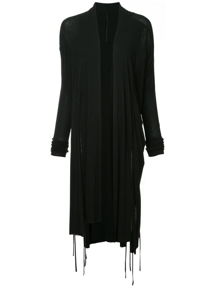Masnada Longline Cardigan - Black
