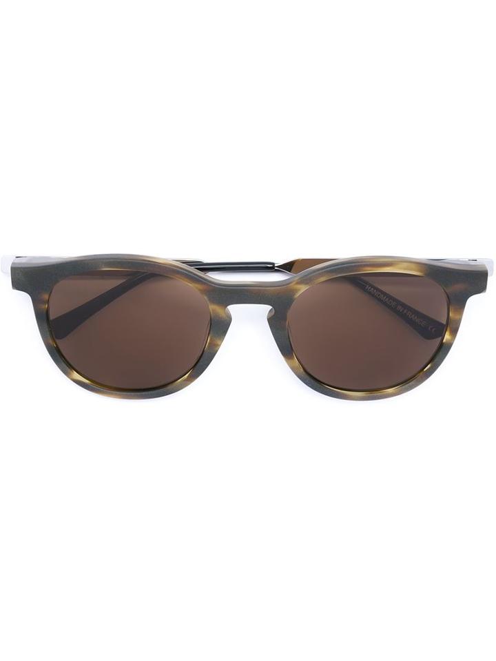 Thierry Lasry Round Frame Sunglasses, Women's, Brown, Acetate/plastic
