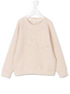 Andorine - Teen Swallow Patch Sweatshirt - Kids - Polyester/spandex/elastane/viscose - 14 Yrs, Girl's, Nude/neutrals