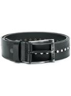 Diesel Punch Hole Belt - Black