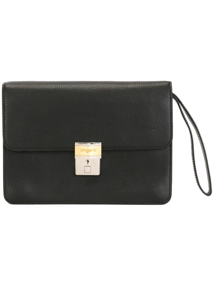 Emanuel Ungaro Vintage Briefcase Clutch