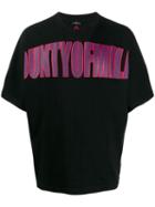 Marcelo Burlon County Of Milan Oversized Logo Print T-shirt - Black
