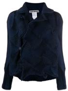 Issey Miyake Pleated Jacket - Blue