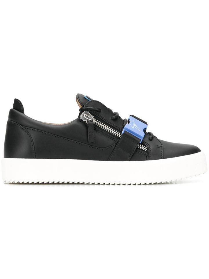 Giuseppe Zanotti Side Zip Sneakers - Black
