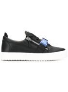 Giuseppe Zanotti Side Zip Sneakers - Black