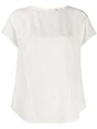 Diane Von Furstenberg Short-sleeved Blouse - White