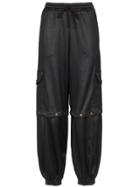 Gucci High-waisted Detachable Track Pants - Black