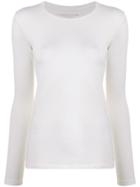 Majestic Filatures Stretch Jersey Top - White