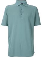 Loro Piana Classic Polo Shirt, Men's, Size: M, Blue, Cotton