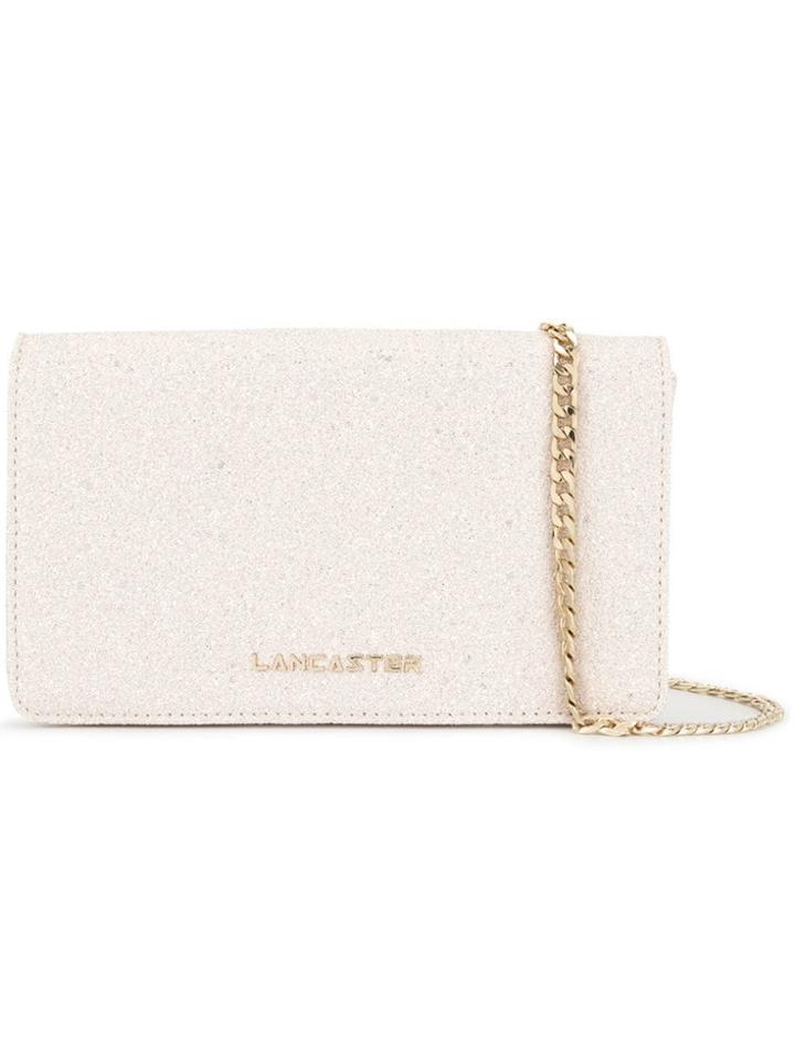Lancaster Actual Shiny Glitter Crossbody Bag - Do Not Use - Beige
