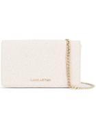 Lancaster Actual Shiny Glitter Crossbody Bag - Do Not Use - Beige