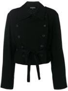 Ann Demeulemeester Asymmetrical Oversize Jacket - Black