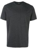 Emporio Armani Printed T-shirt, Men's, Size: Large, Grey, Cotton