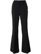 Twin-set Flared Trousers, Women's, Size: Xxs, Black, Polyester/viscose/spandex/elastane