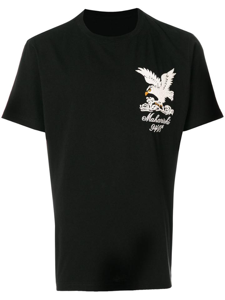 Maharishi Printed Logo T-shirt - Black