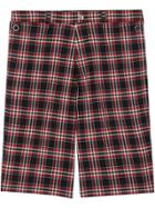 Burberry Check Wool Shorts - Multicolour