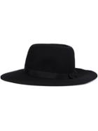 Y's Wide Brim Hat - Black