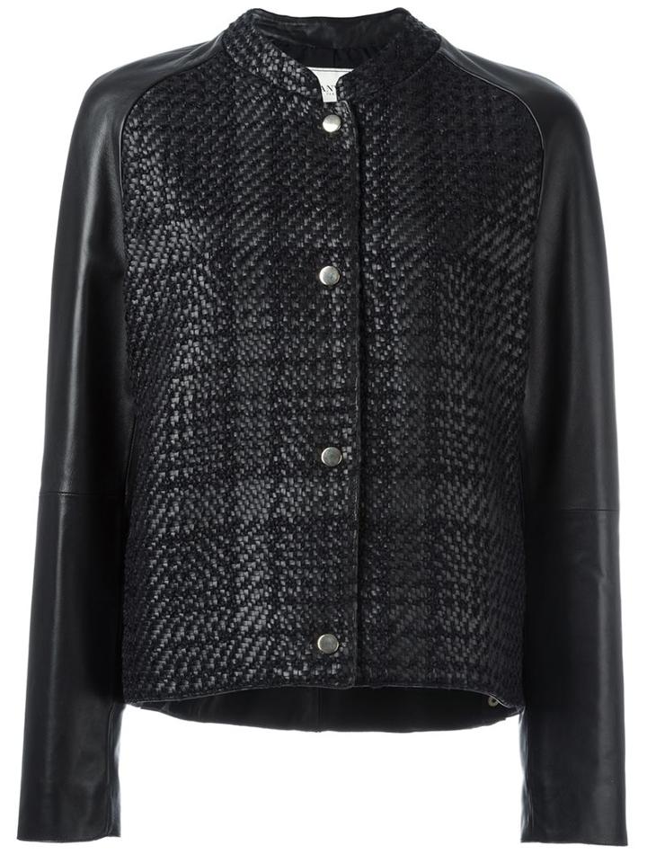 Lanvin Checked Design Bomber Jacket