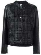 Lanvin Checked Design Bomber Jacket